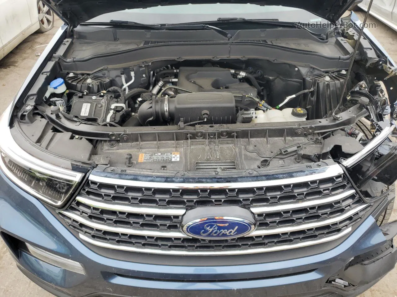 2020 Ford Explorer Xlt Blue vin: 1FMSK8DH9LGC44996