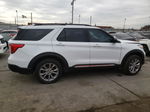 2020 Ford Explorer Xlt White vin: 1FMSK8DH9LGD06865