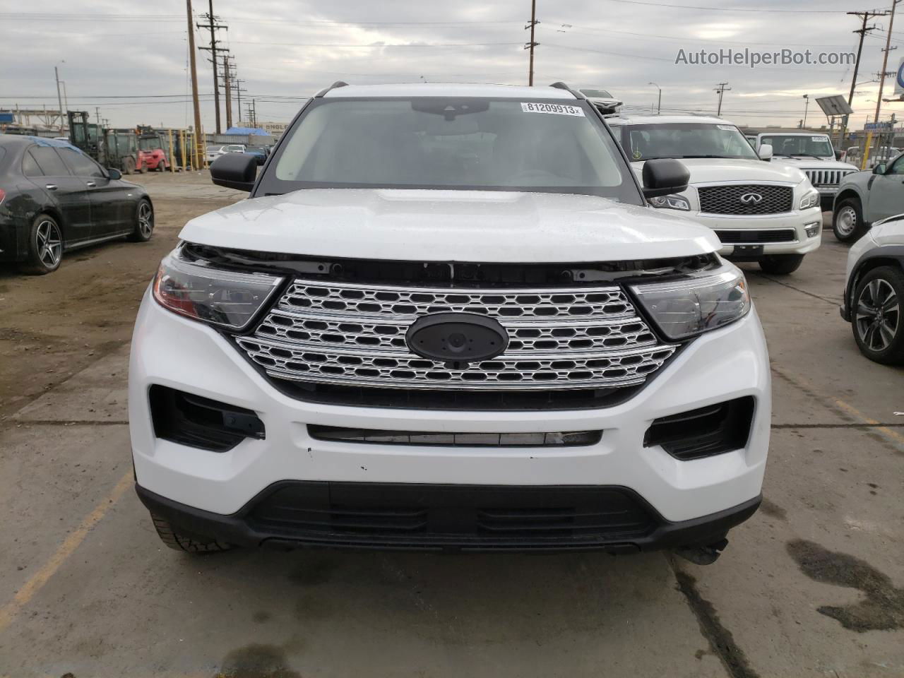 2020 Ford Explorer Xlt Белый vin: 1FMSK8DH9LGD06865