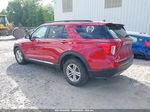 2020 Ford Explorer Xlt Red vin: 1FMSK8DH9LGD11497