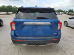 2021 Ford Explorer Xlt Blue vin: 1FMSK8DH9MGA71370