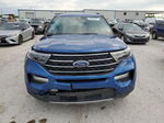 2021 Ford Explorer Xlt Blue vin: 1FMSK8DH9MGA71370