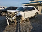 2021 Ford Explorer Xlt White vin: 1FMSK8DH9MGB12046