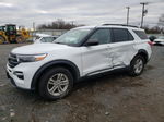 2021 Ford Explorer Xlt White vin: 1FMSK8DH9MGB75504