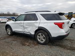 2021 Ford Explorer Xlt White vin: 1FMSK8DH9MGB75504