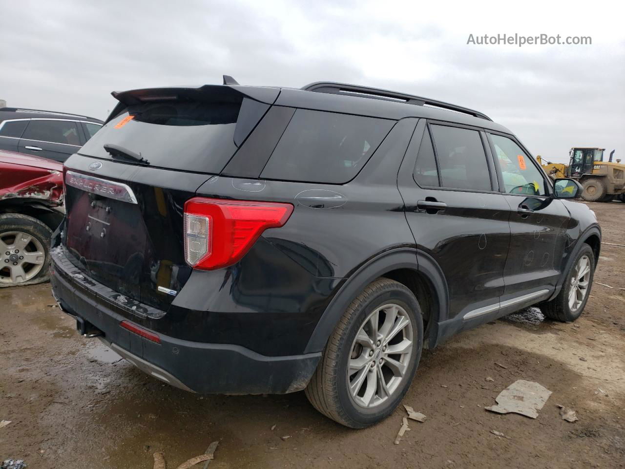 2020 Ford Explorer Xlt Black vin: 1FMSK8DHXLGA11967