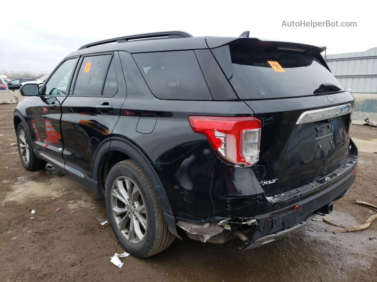 2020 Ford Explorer Xlt Black vin: 1FMSK8DHXLGA11967