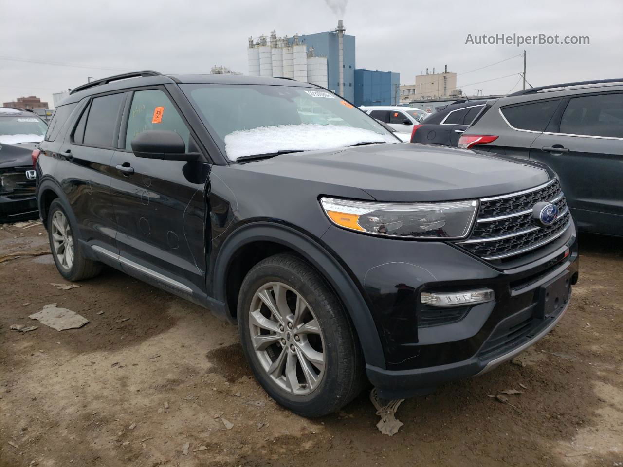 2020 Ford Explorer Xlt Black vin: 1FMSK8DHXLGA11967