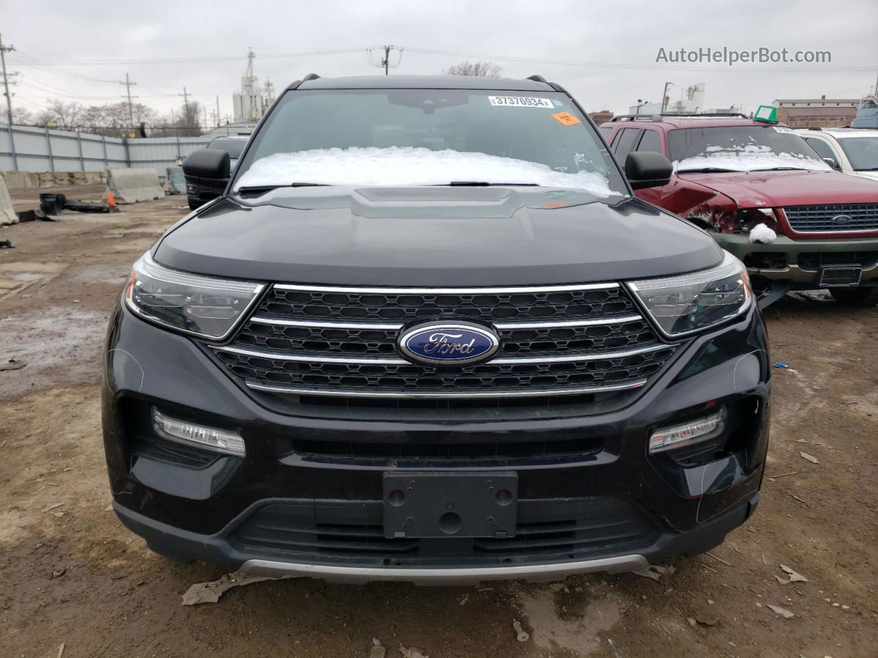 2020 Ford Explorer Xlt Black vin: 1FMSK8DHXLGA11967