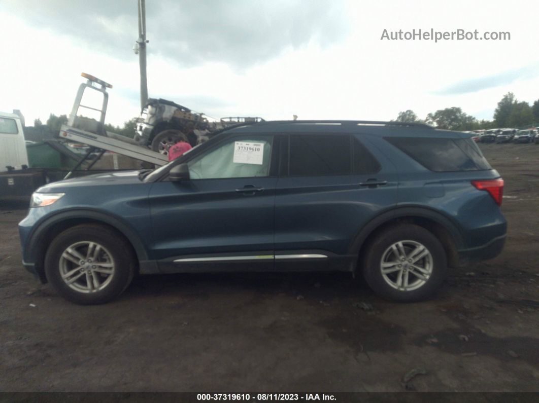 2020 Ford Explorer Xlt Blue vin: 1FMSK8DHXLGA57542