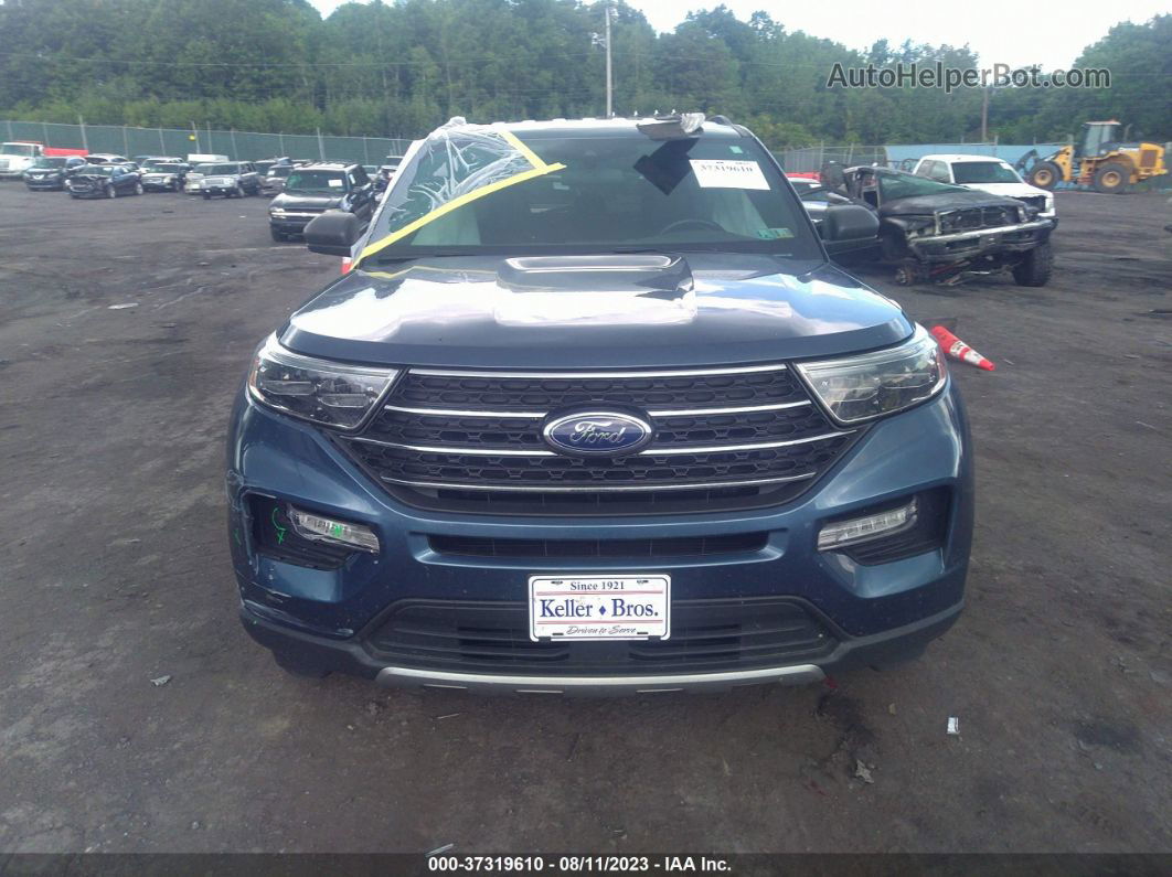 2020 Ford Explorer Xlt Blue vin: 1FMSK8DHXLGA57542