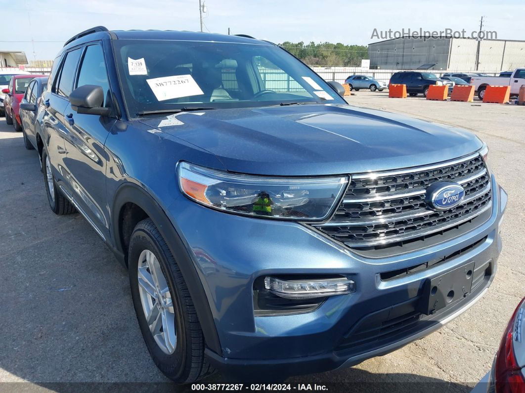 2020 Ford Explorer Xlt Blue vin: 1FMSK8DHXLGA57542