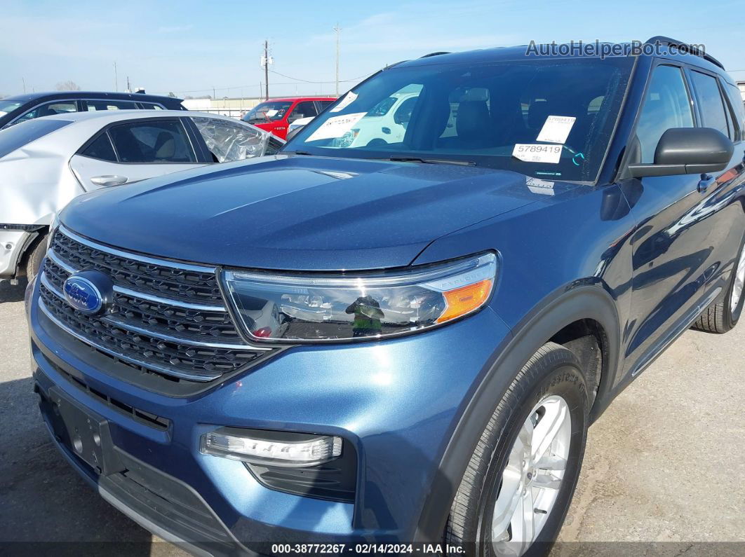 2020 Ford Explorer Xlt Blue vin: 1FMSK8DHXLGA57542