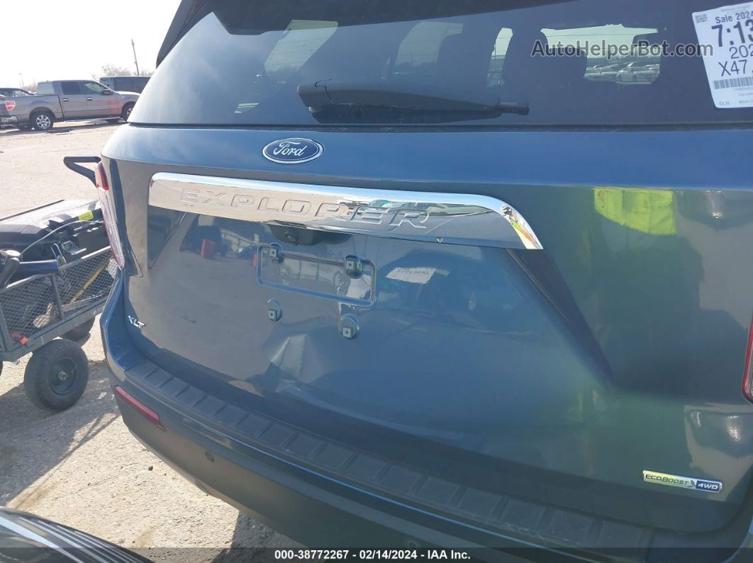 2020 Ford Explorer Xlt Blue vin: 1FMSK8DHXLGA57542