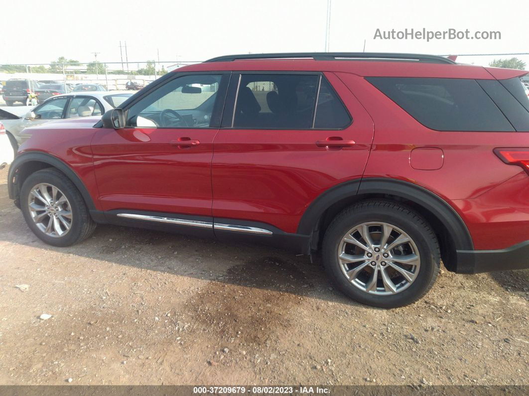 2020 Ford Explorer Xlt Red vin: 1FMSK8DHXLGA68850