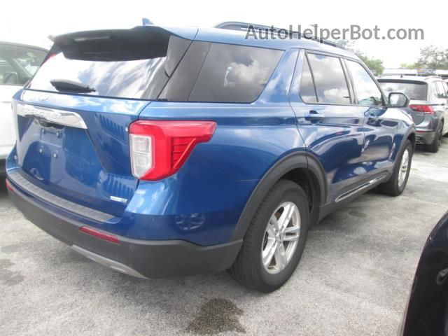 2020 Ford Explorer Xlt Blue vin: 1FMSK8DHXLGB64817