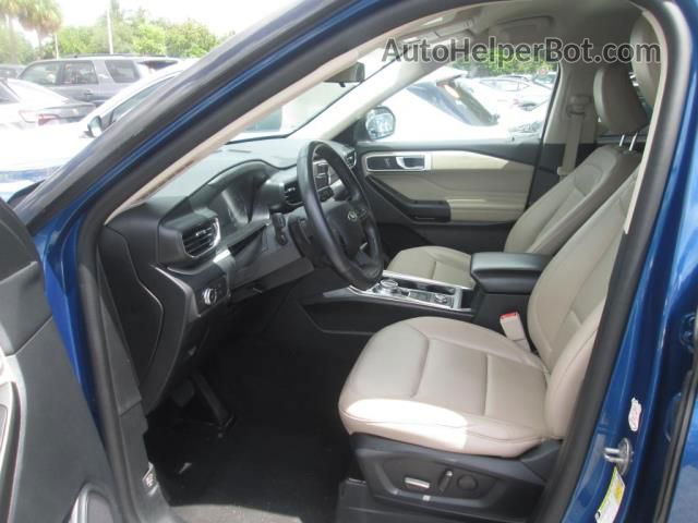 2020 Ford Explorer Xlt Blue vin: 1FMSK8DHXLGB64817