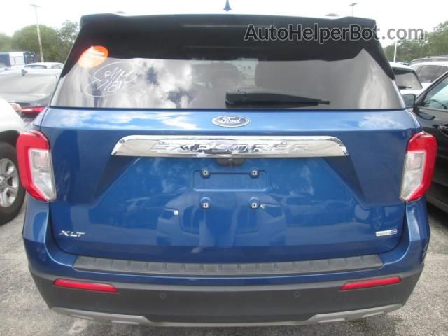 2020 Ford Explorer Xlt Blue vin: 1FMSK8DHXLGB64817