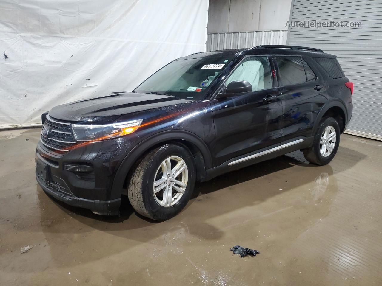 2020 Ford Explorer Xlt Black vin: 1FMSK8DHXLGB81200