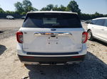 2020 Ford Explorer Xlt White vin: 1FMSK8DHXLGC96346