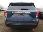 2021 Ford Explorer Xlt Blue vin: 1FMSK8DHXMGA51788