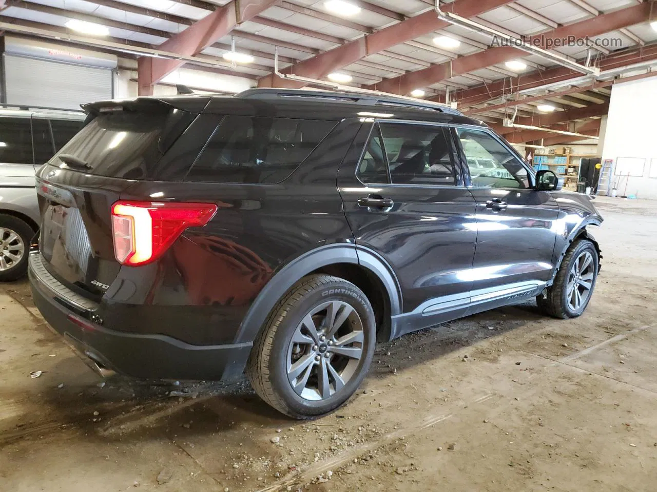 2021 Ford Explorer Xlt Black vin: 1FMSK8DHXMGA93782