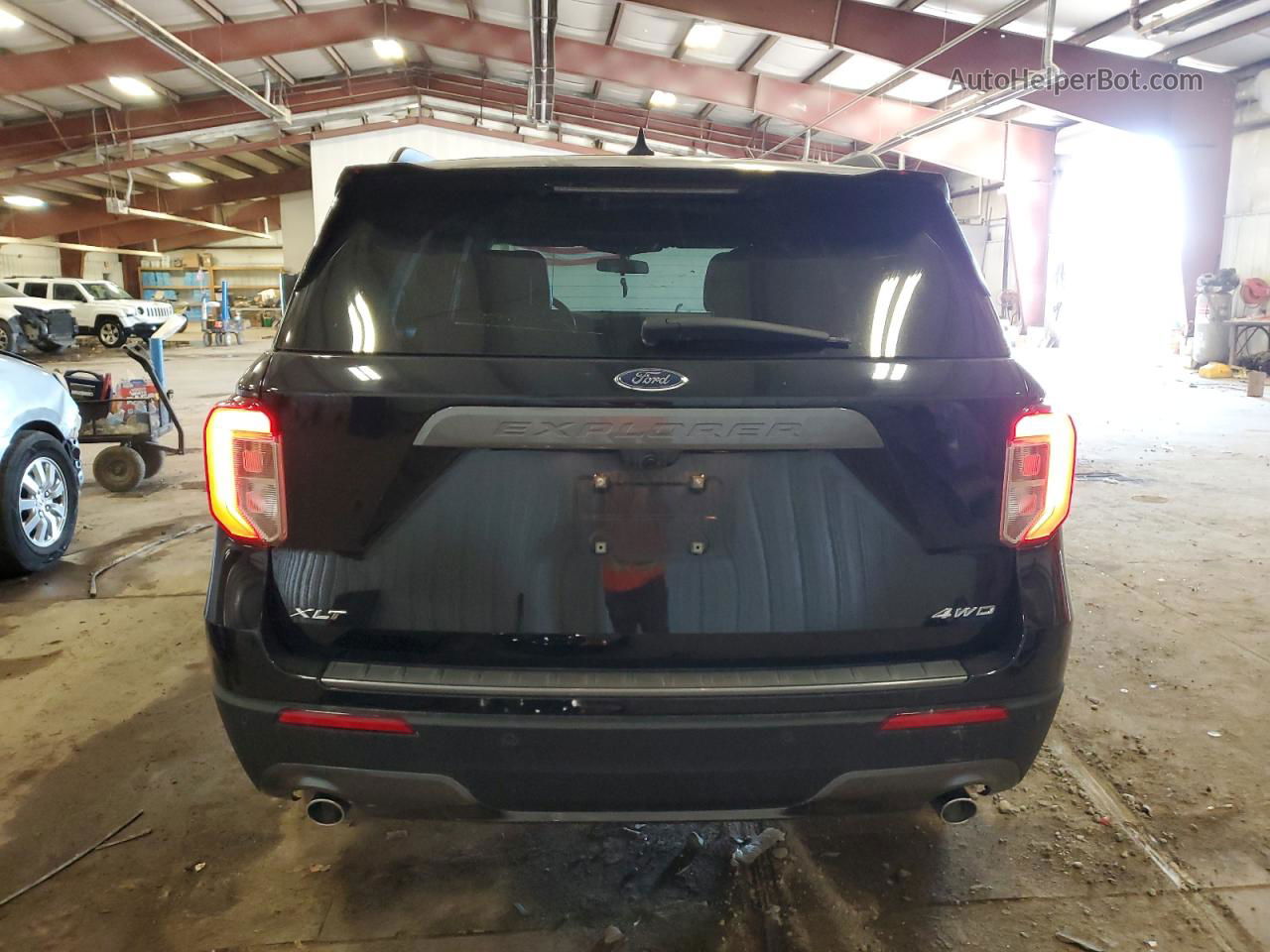 2021 Ford Explorer Xlt Black vin: 1FMSK8DHXMGA93782