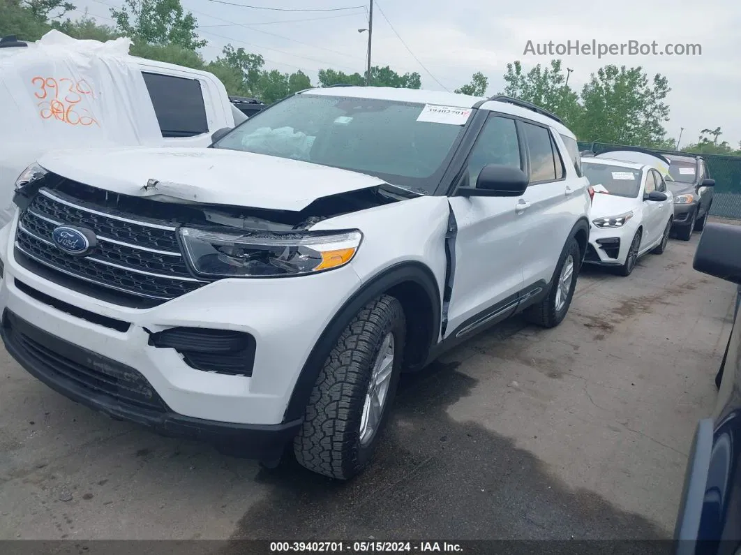 2021 Ford Explorer Xlt Белый vin: 1FMSK8DHXMGB78380