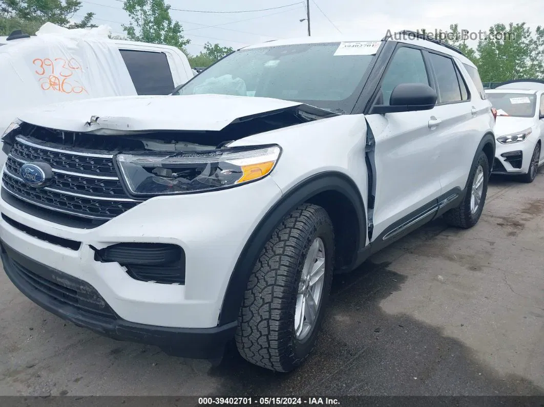 2021 Ford Explorer Xlt Белый vin: 1FMSK8DHXMGB78380