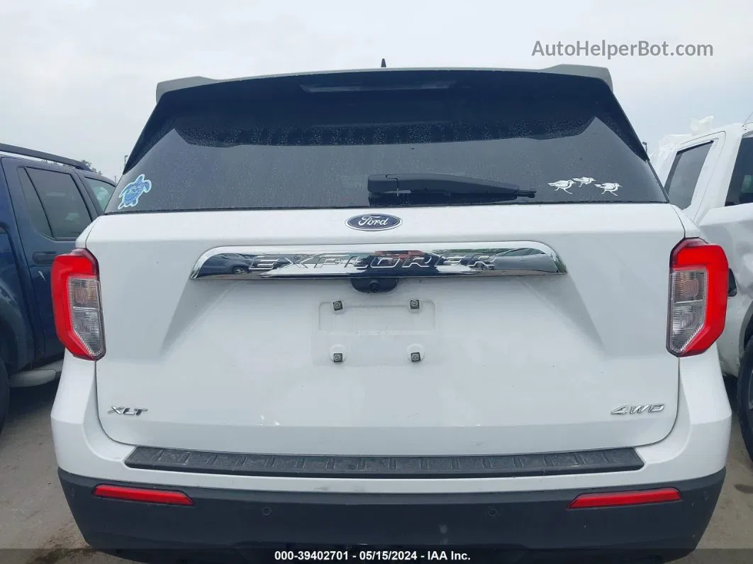 2021 Ford Explorer Xlt Белый vin: 1FMSK8DHXMGB78380