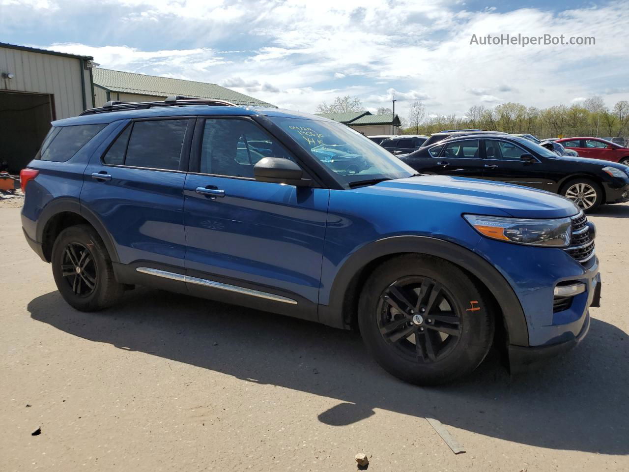 2021 Ford Explorer Xlt Blue vin: 1FMSK8DHXMGC28596