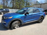 2021 Ford Explorer Xlt Blue vin: 1FMSK8DHXMGC28596