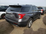 2021 Ford Explorer Limited Gray vin: 1FMSK8FH0MGA13306