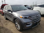 2021 Ford Explorer Limited Gray vin: 1FMSK8FH0MGA13306