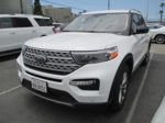 2021 Ford Explorer Limited White vin: 1FMSK8FH0MGB37396