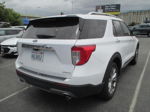 2021 Ford Explorer Limited White vin: 1FMSK8FH0MGB37396