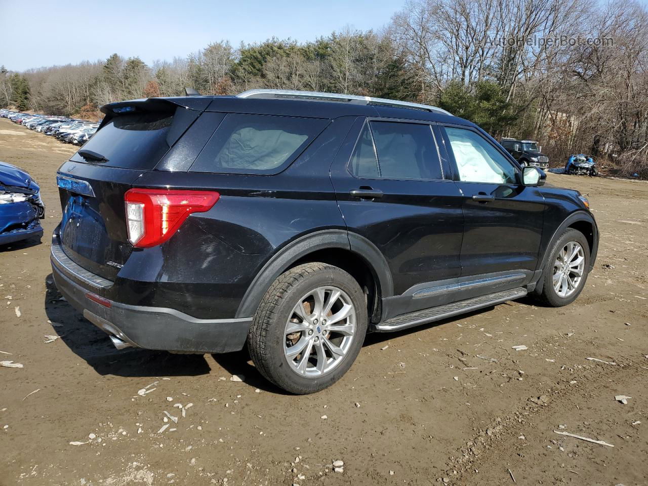 2021 Ford Explorer Limited Black vin: 1FMSK8FH1MGA88242