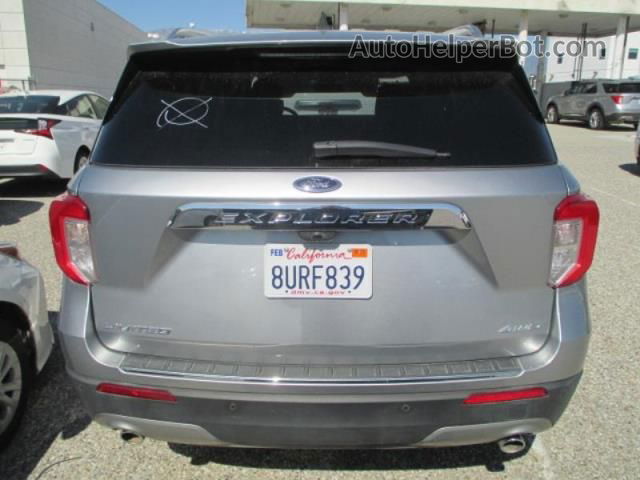 2021 Ford Explorer Limited Silver vin: 1FMSK8FH1MGA88418