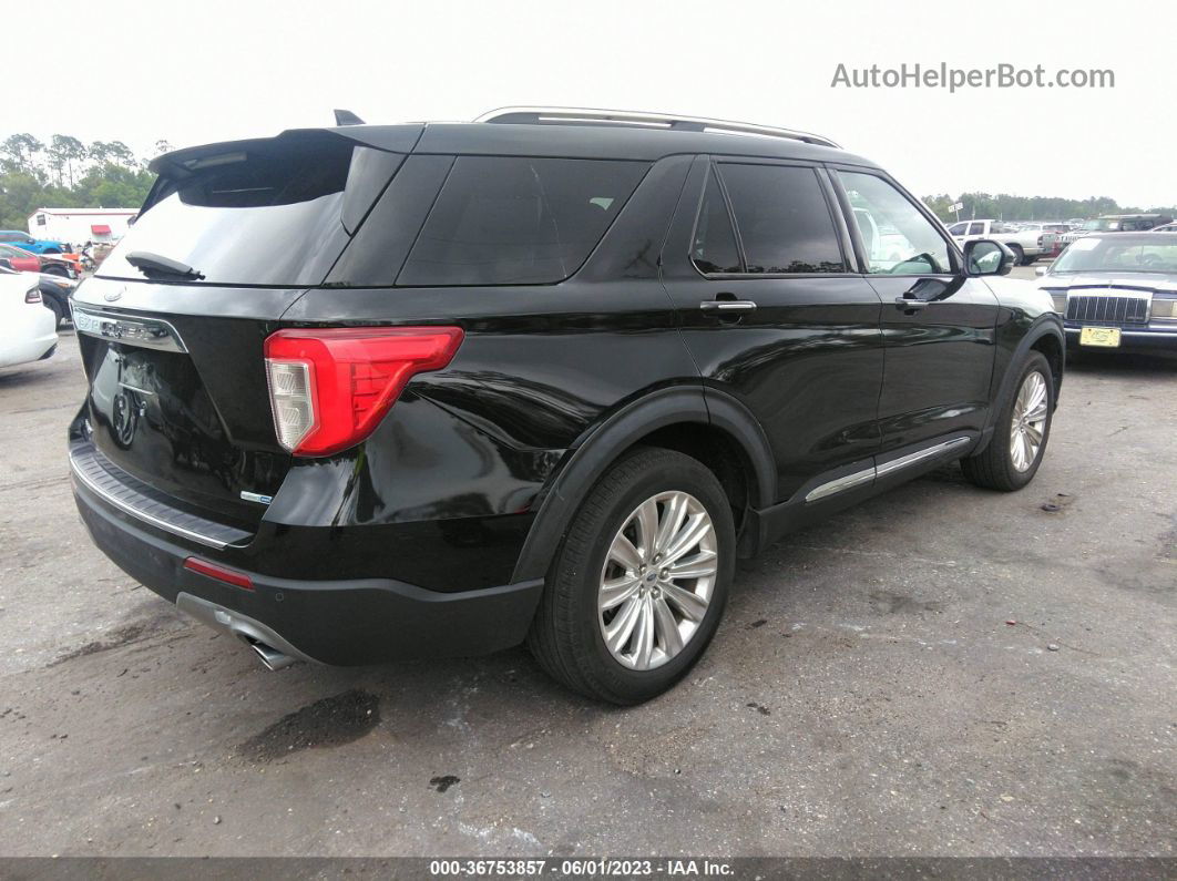 2020 Ford Explorer Limited Black vin: 1FMSK8FH3LGA93487