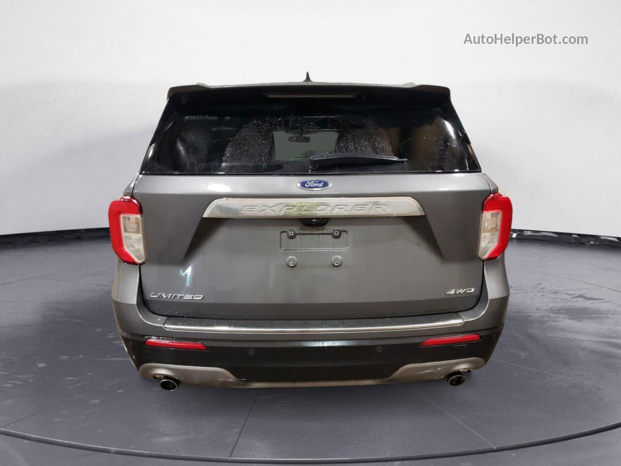 2021 Ford Explorer Limited Charcoal vin: 1FMSK8FH3MGB34217