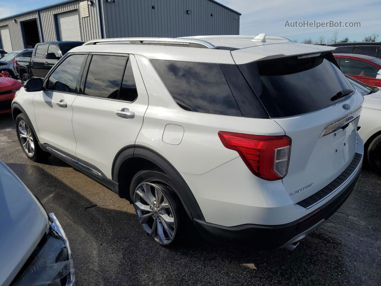 2020 Ford Explorer Limited Белый vin: 1FMSK8FH4LGA28745