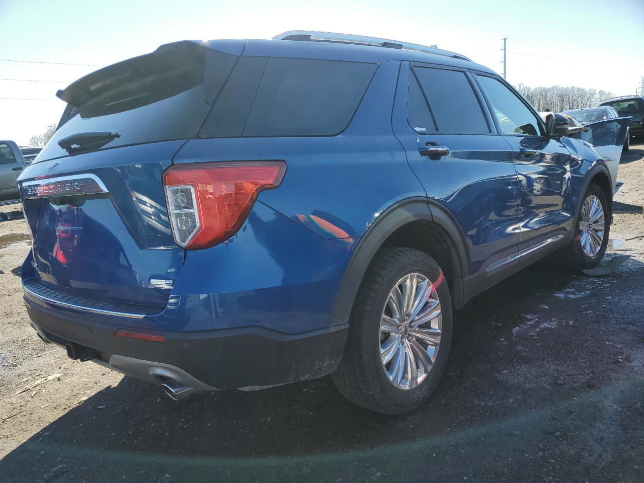 2020 Ford Explorer Limited Blue vin: 1FMSK8FH4LGB81626