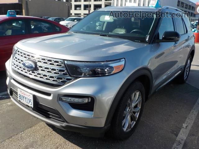 2021 Ford Explorer Limited Silver vin: 1FMSK8FH4MGA88770