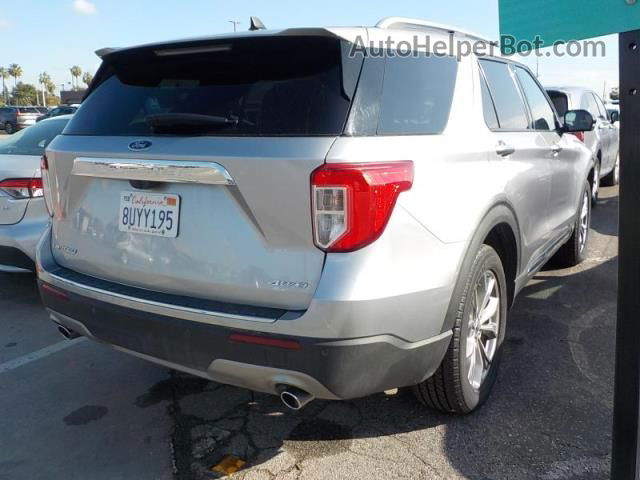 2021 Ford Explorer Limited Silver vin: 1FMSK8FH4MGA88770