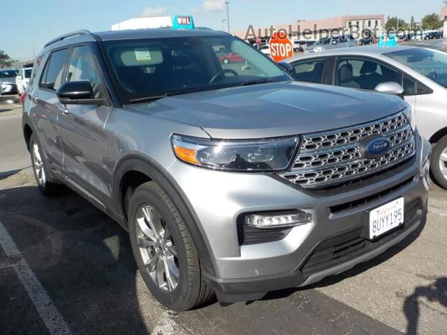 2021 Ford Explorer Limited Silver vin: 1FMSK8FH4MGA88770