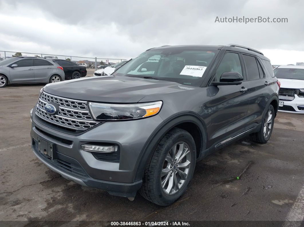 2021 Ford Explorer Limited Gray vin: 1FMSK8FH4MGB33772