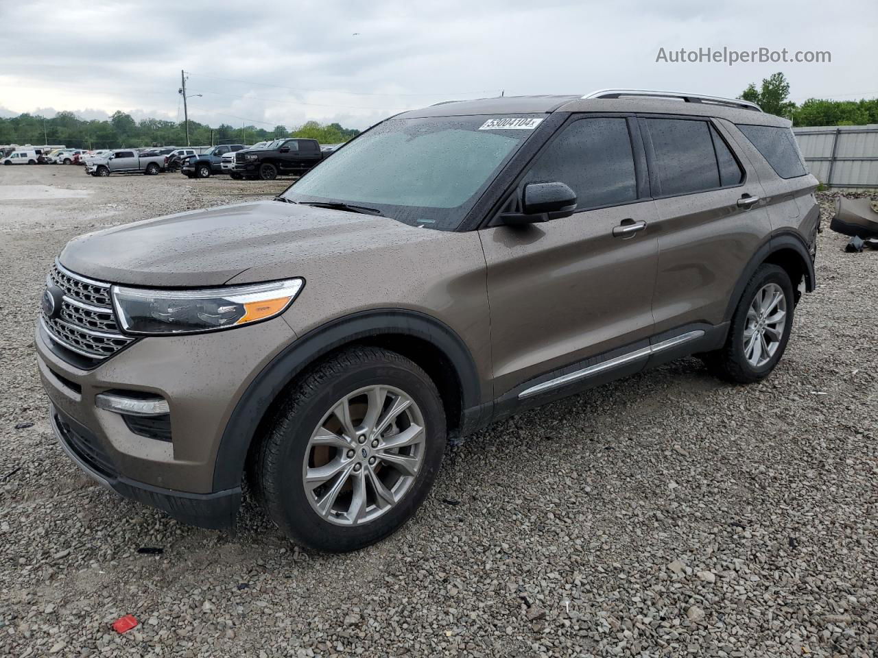 2021 Ford Explorer Limited Gray vin: 1FMSK8FH4MGB36851