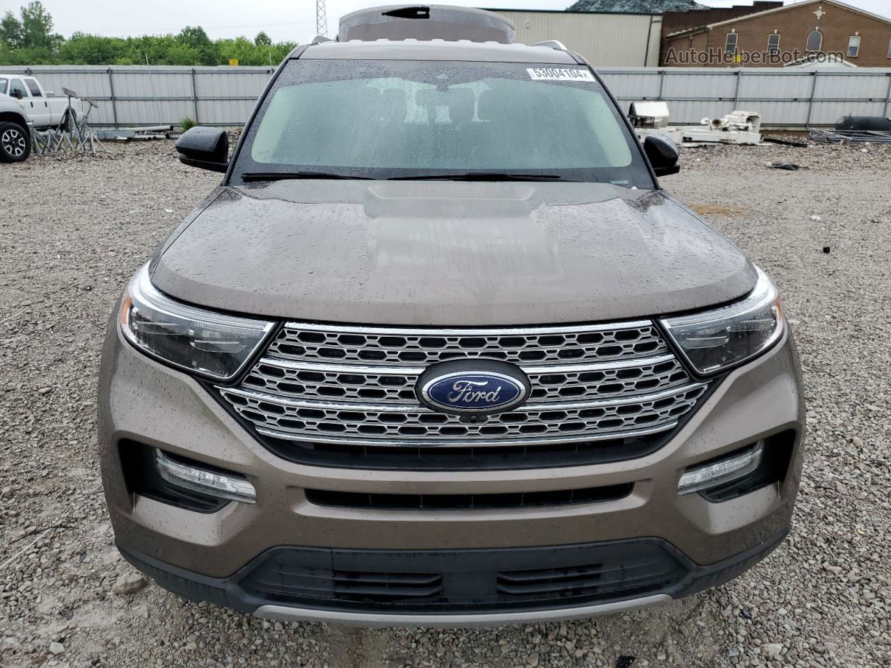 2021 Ford Explorer Limited Серый vin: 1FMSK8FH4MGB36851