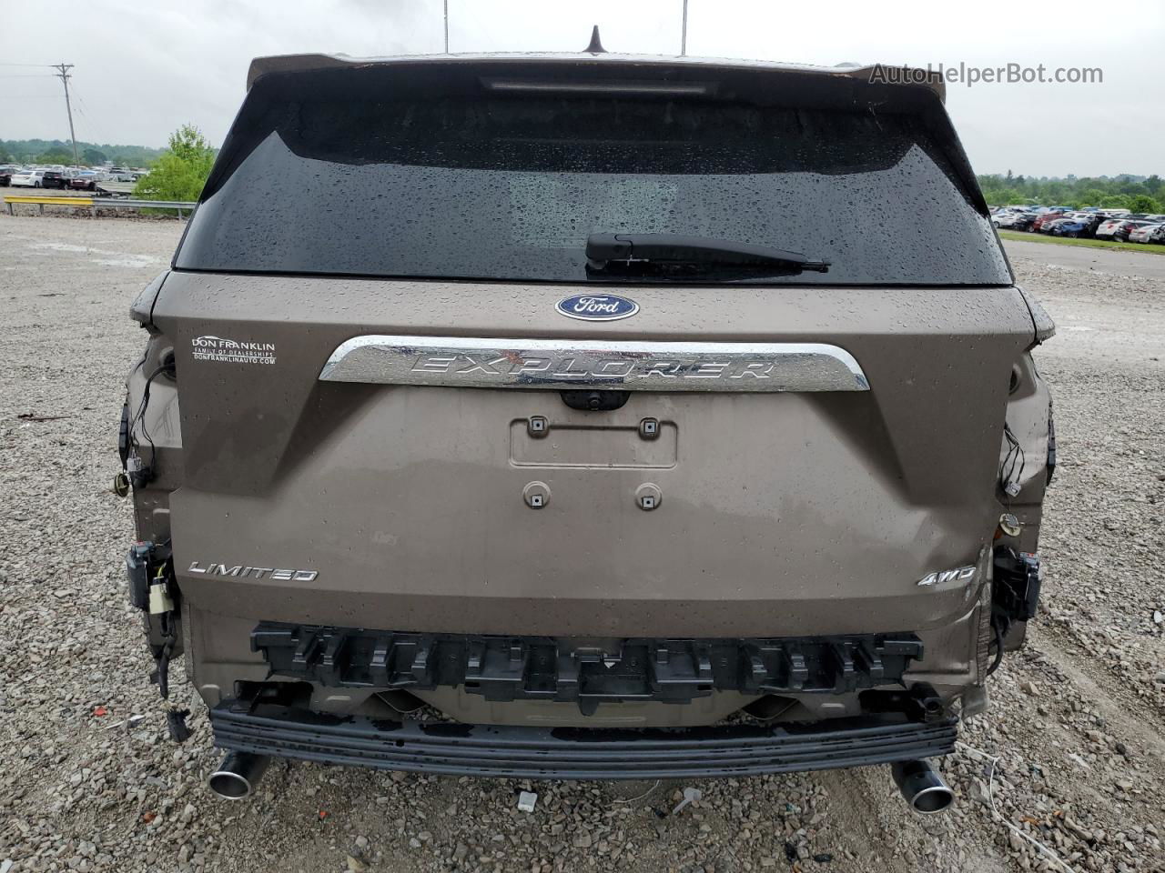 2021 Ford Explorer Limited Gray vin: 1FMSK8FH4MGB36851