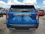 2020 Ford Explorer Limited Blue vin: 1FMSK8FH5LGC00037